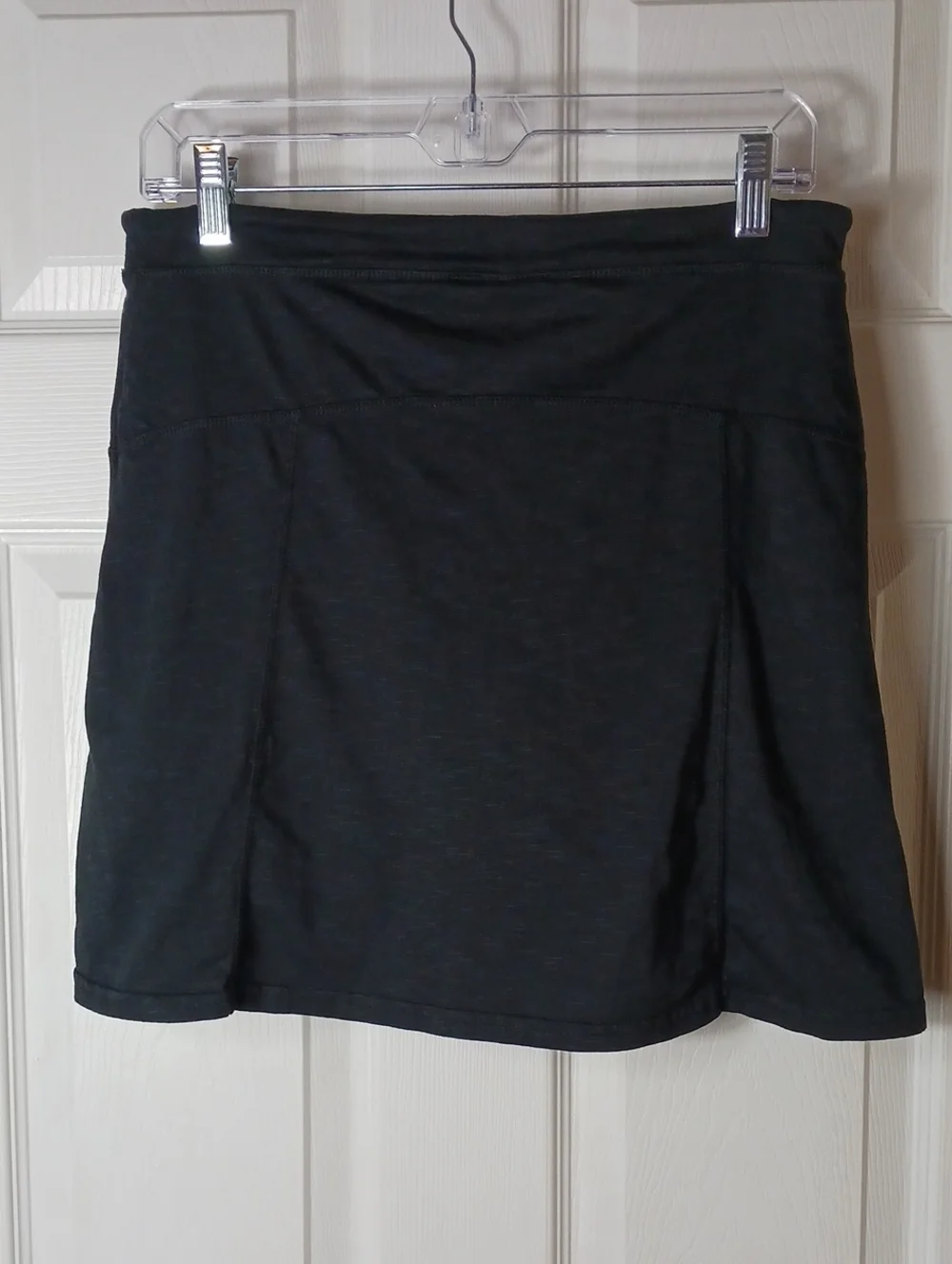 Toad&Co Athletic Skort Tie Waist Charcoal Gray Lightweight Activewear Size S - Picture 2 of 8